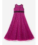 K&U Polyester A-line Dress For Girls ( Pack of 1 , Pink )