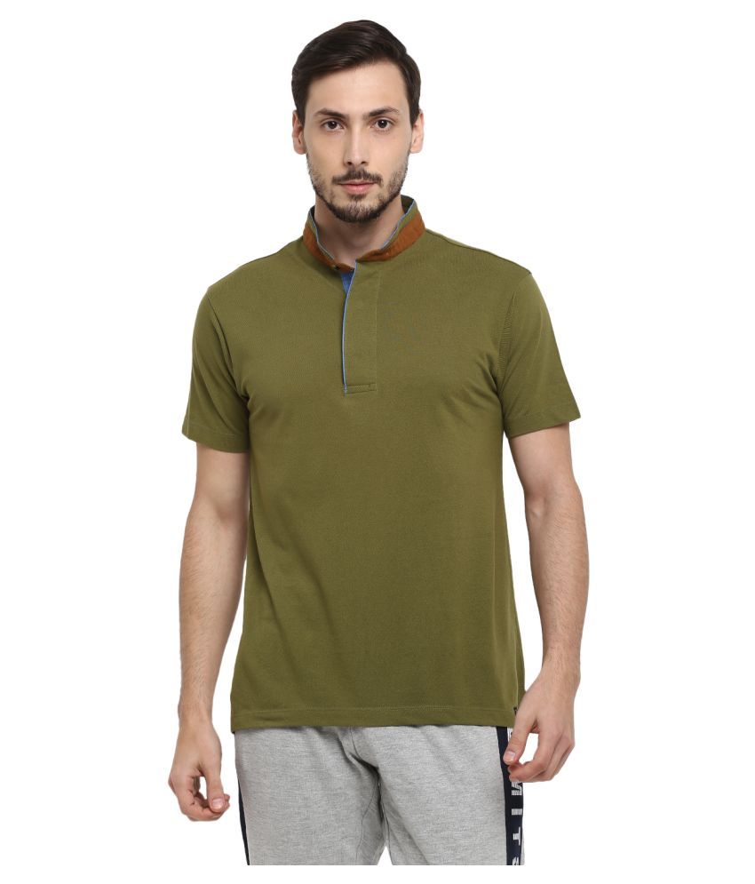     			OFF LIMITS - Olive Polyester Regular Fit Men's Sports T-Shirt ( Pack of 1 )