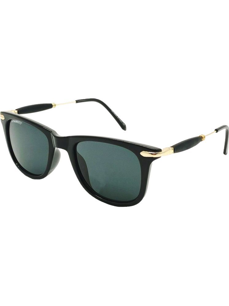     			CHORIOTIS Gold Square Sunglasses ( Pack of 1 )