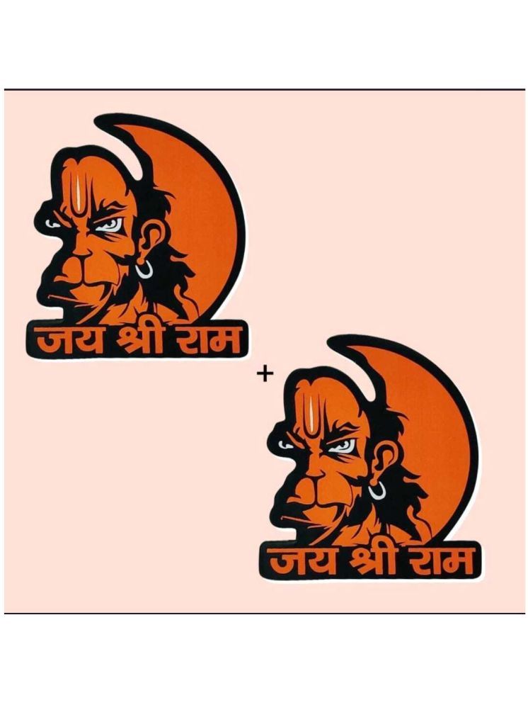     			Etradezone Hanuman Car Sticker Combo