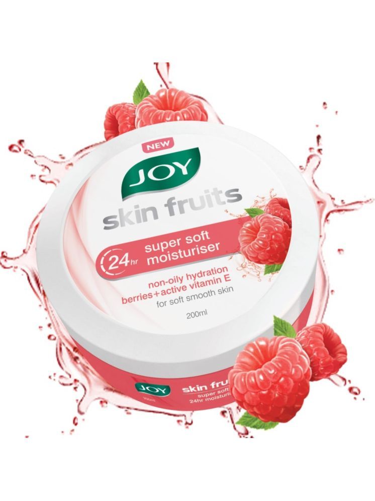     			Joy Skin Fruits 24hr Super Soft Moisturiser with Berries & Active Vitamin E (200 ml)