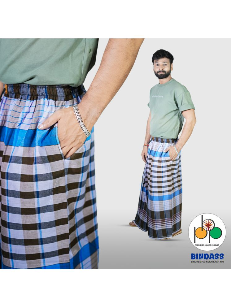     			Pasandida Bunkar Product Cotton Men's Lungi Multicolor ( Pack of 1 )