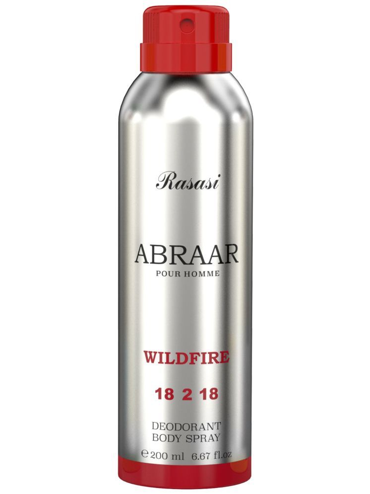     			Rasasi Abraar Wildfire Deodorant Roll-ons for Unisex 200 ml ( Pack of 1 )