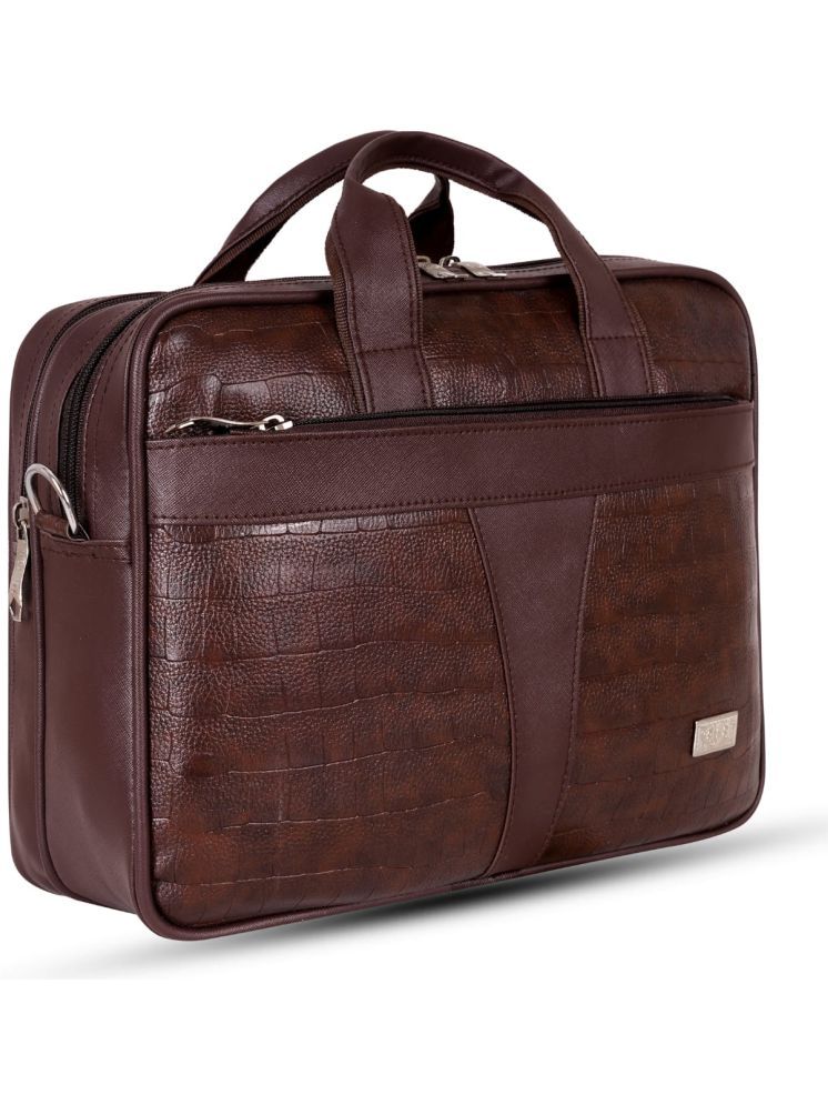     			Raylan Brown Solid Messenger Bag