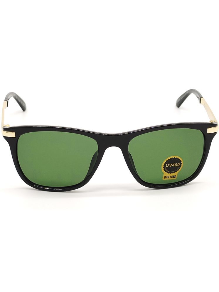     			CHORIOTIS Gold Square Sunglasses ( Pack of 1 )