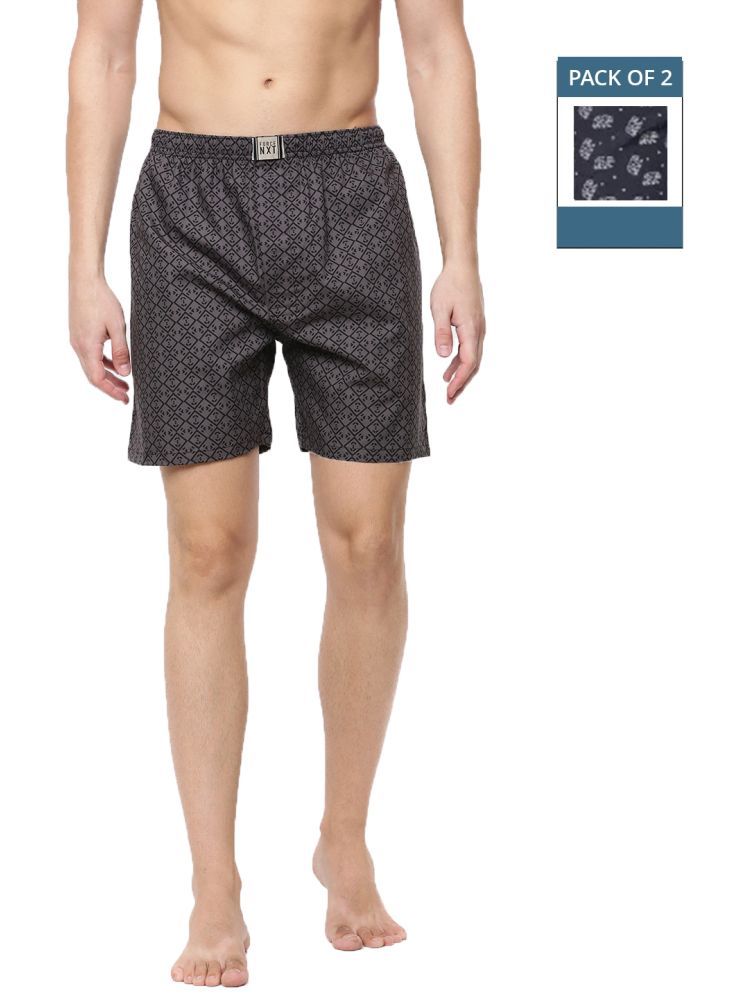     			Force NXT Multi Cotton Men's Shorts ( Pack of 2 )