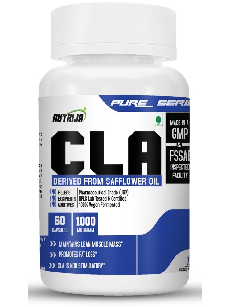     			NUTRIJA CLA 1000mg (Conjugated Linoleic Acid) - 60 no.s Capsule