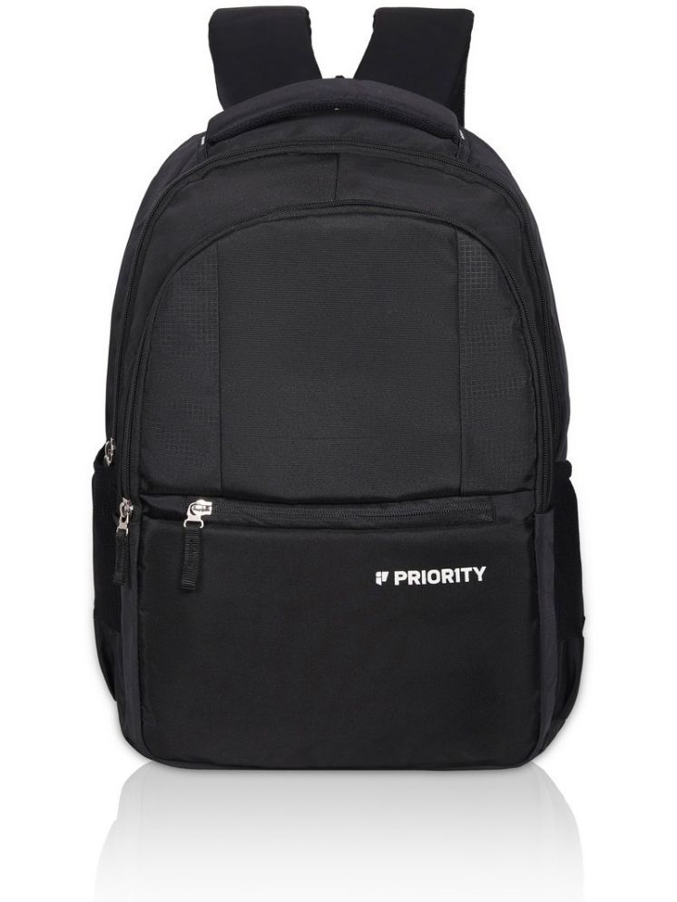     			Priority 38 Ltrs Black Laptop Bags