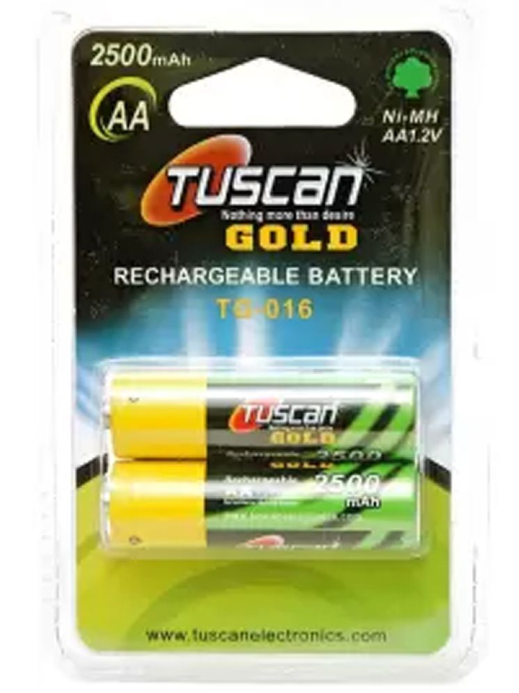     			Tuscan (TG-016) 1.2 V AA 2500 mAh Rechargeable Battery For Camera ( Pack of 1 )