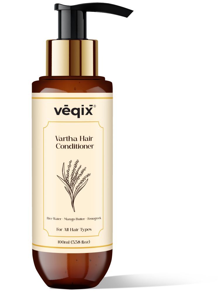     			Veqix Vartha Hydrating No-Frizz ayurvedic Hair Conditioner with Aloe vera 100ml (Pack of 1)