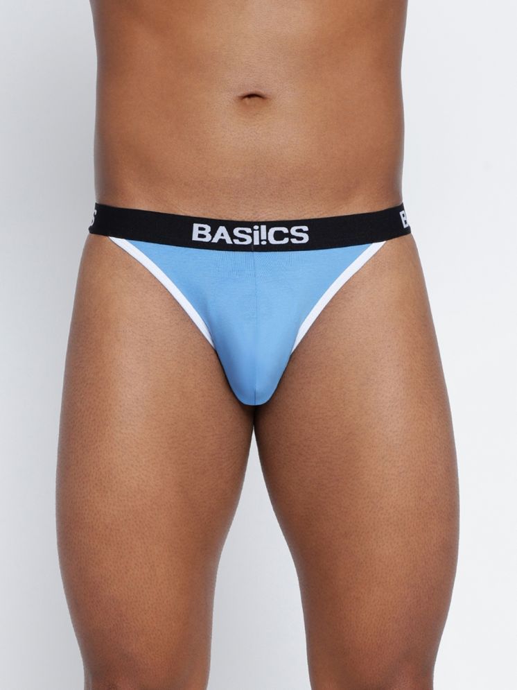     			BASIICS By La Intimo Pack of 1 Cotton Blend Men's Briefs ( Blue )