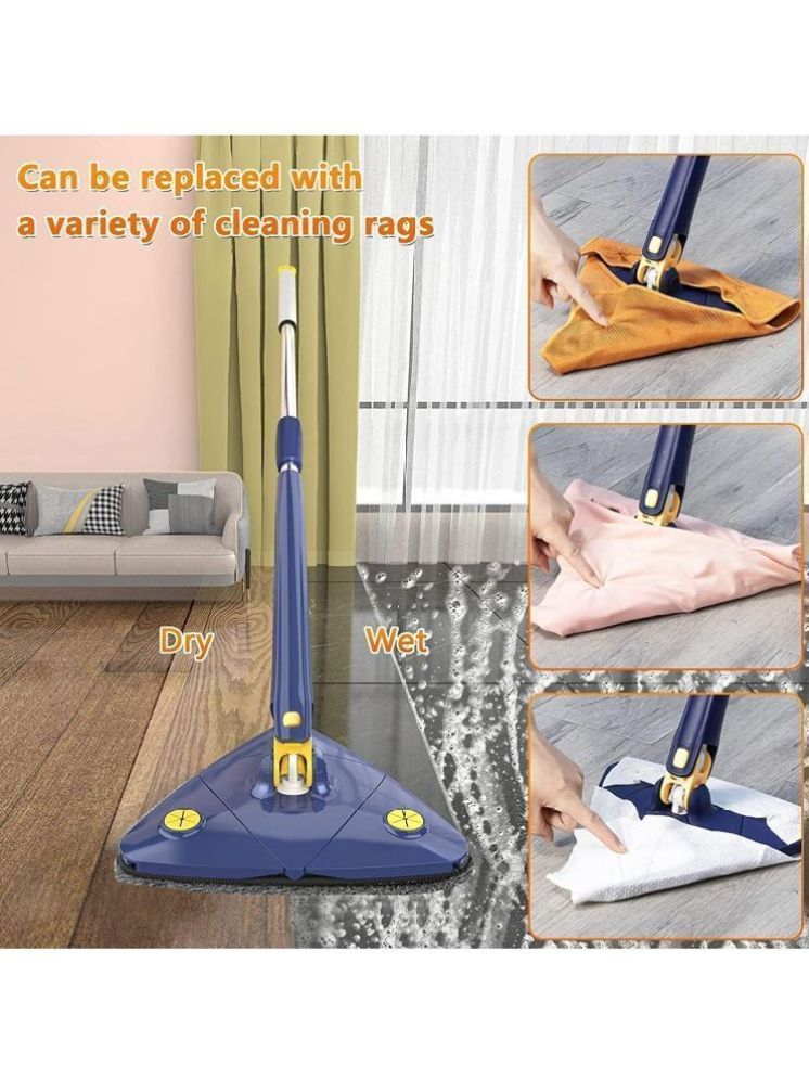     			Kalpverksh Enterprise Flat Mop ( Extendable Mop Handle with 360 Degree Movement )