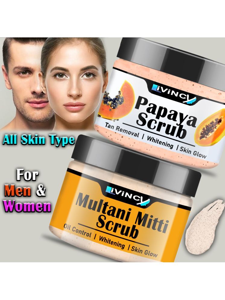     			LIVINCY Dark Spot Removal Facial Scrub For Men & Women ( Pack of 2 )