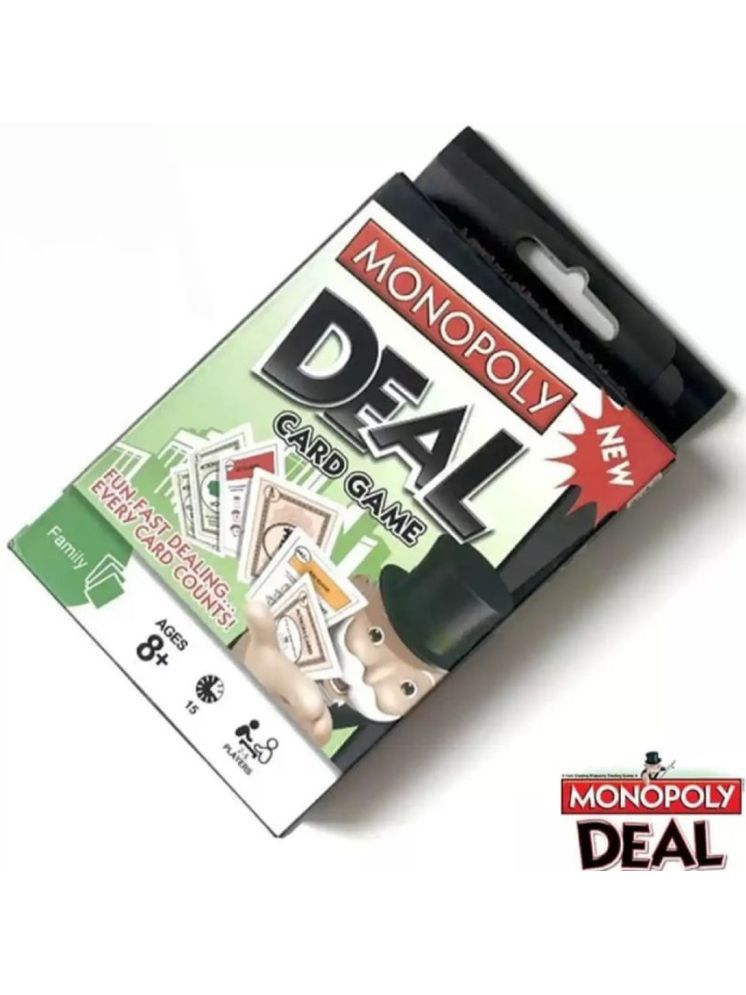     			Monopoly Deal Card Game Money & Assets for 8+ Years kids Board Game(Multicolor)