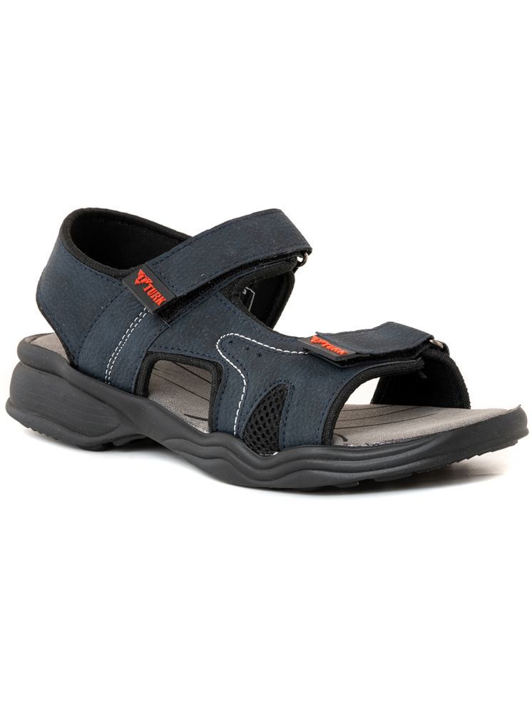     			KHADIM Navy Men's Slide Flip Flop