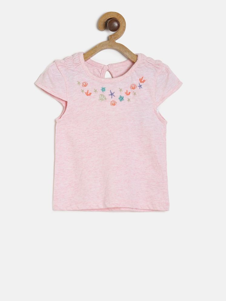     			MINI KLUB Pink Baby Girl Top ( Pack of 1 )