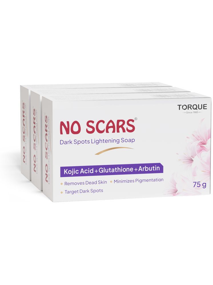     			No Scars Skin Whitening No Scars Kojic Acid Soap Bathing Bar for All Skin Type ( Pack of 3 )