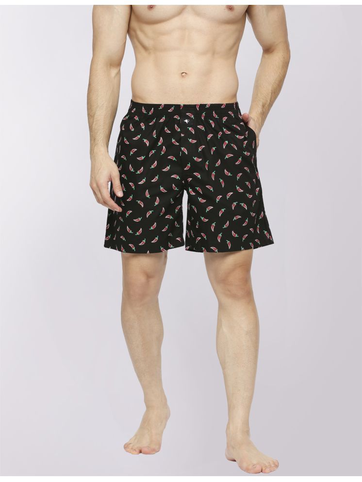     			VIP Cotton Men's Boxer- ( Black ) BOKS