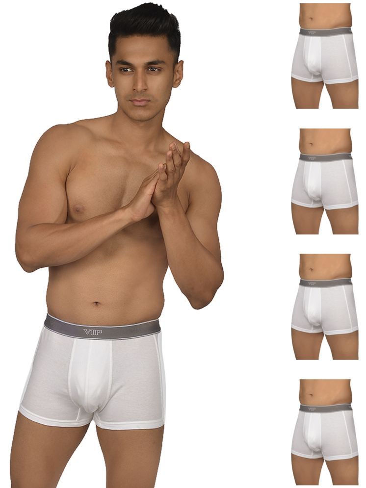     			VIP Pack of 6 Cotton Men's Trunks ( White ) Regal 1301W