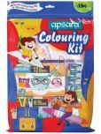 Apsara Colouring Kit | Ideal Gift Pack | Colouring Kit For Children | Kids Gifting Set | Complete Drawing Set | Fun Birthday Gift | Fun Children'S Gift | Combo Of 7 Items - Multicolor - Pack of 2