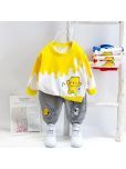 Pink Angel Pack of 1 Girls Cotton Sweatshirt With Joggers ( Yellow )