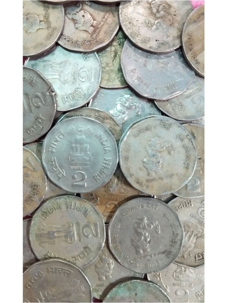     			2 RUPEES COMMEMORATIVE RAILWAYS