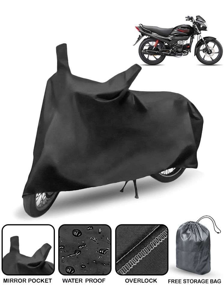     			CARNEST Bike Body Cover for Hero Passion Plus ( Pack of 1 ) , Black