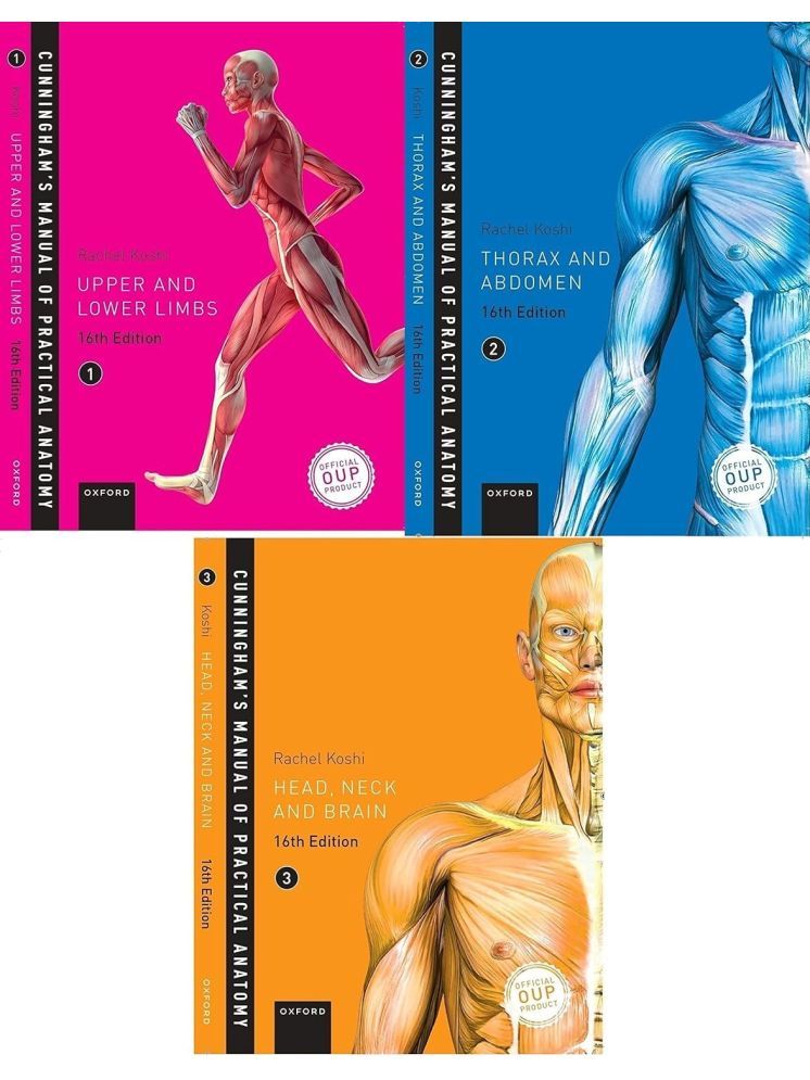     			Cunningham's Manual of Practical Anatomy - Set of 3 Volumes - 16th Edition Paperback