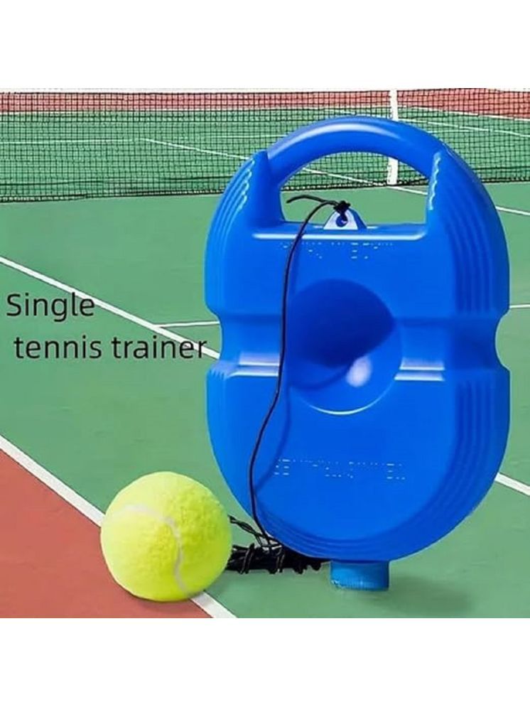     			FEDIFUTennis Trainer Rebound Ball with String, Solo Tennis Practice Ball, Cricket Trainer Ball with Rope, Fill Sand or Water, Multicolor (No Racket Included)