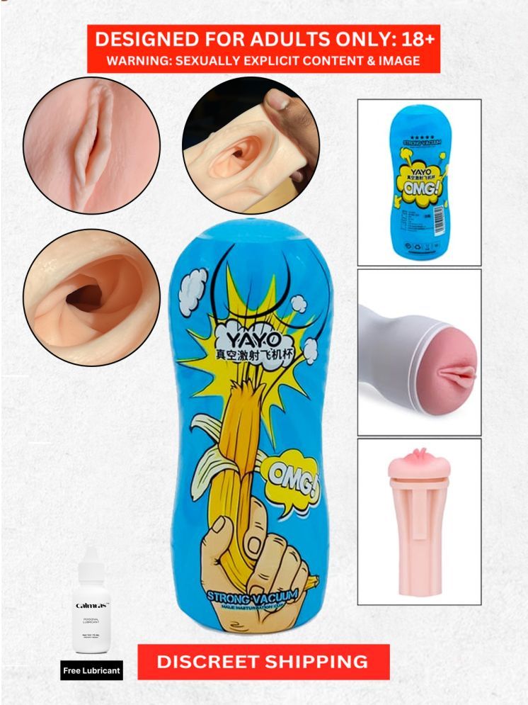     			Handjob Masturbator Toy- Stretchable and Reusable Budget Friendly Self Love Male Masturbator Cup by Naught Nights