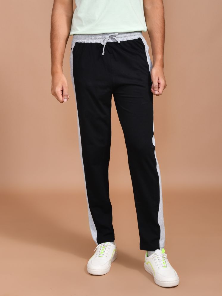     			SKYKNIT Black Cotton Blend Men's Trackpants ( Pack of 1 )