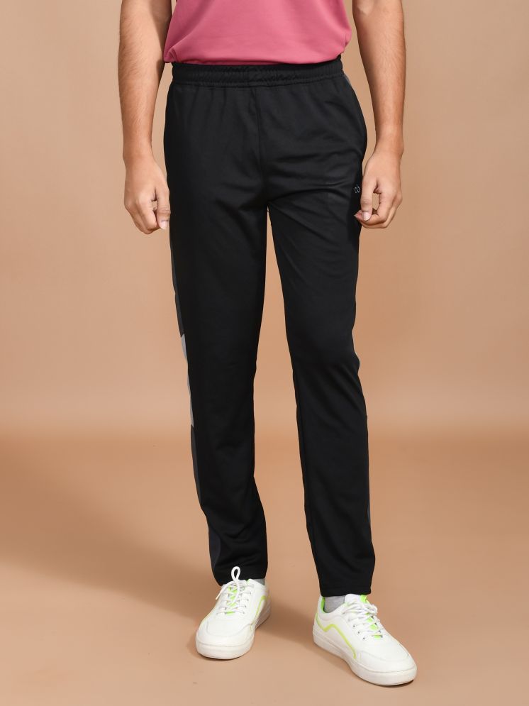     			SKYKNIT Black Lycra Men's Trackpants ( Pack of 1 )