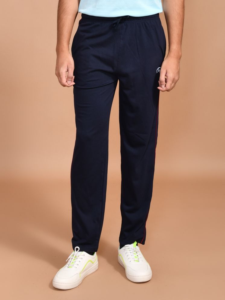     			SKYKNIT Navy Blue Cotton Blend Men's Trackpants ( Pack of 1 )