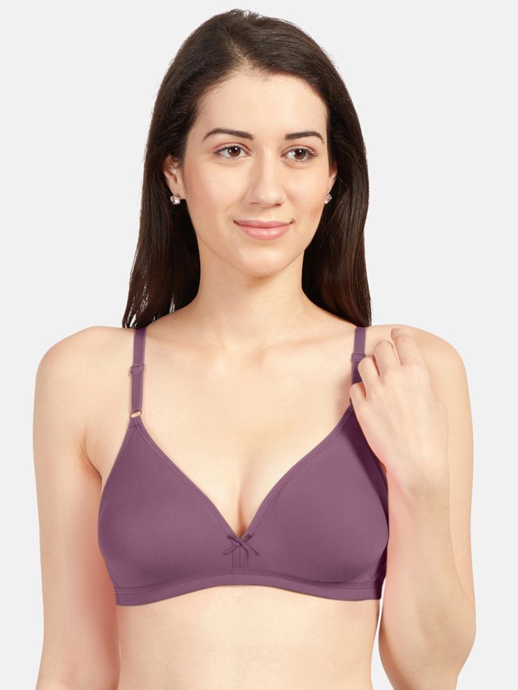     			Sonari Cotton Blend Non Padded Women's Plunge Bra ( Wine ) omaniawine