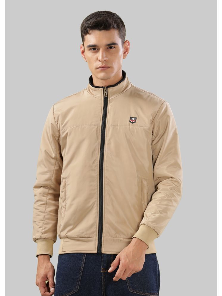     			Dollar Polyester Men's Quilted & Bomber Jacket - Beige ( Pack of 1 )