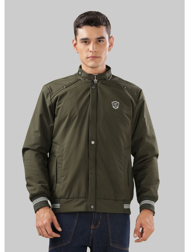     			Dollar Synthetic Men's Quilted & Bomber Jacket - Olive ( Pack of 1 )