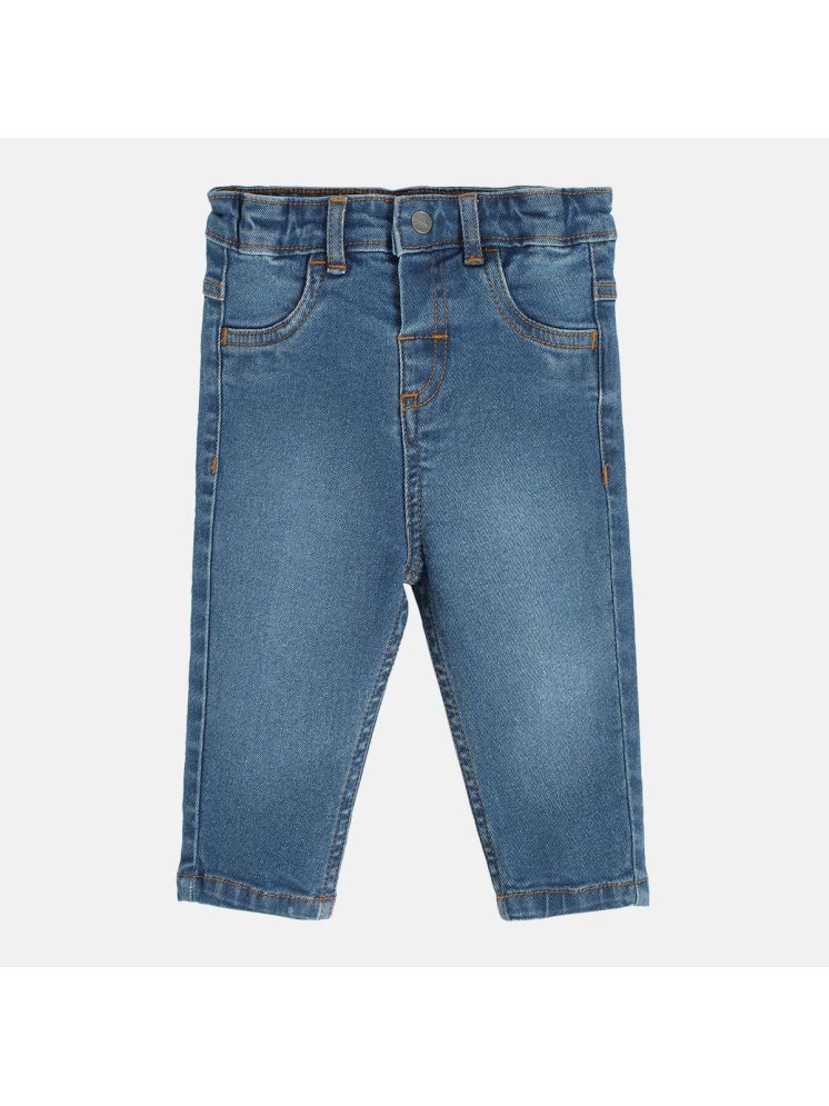     			Miniklub Baby Boys Pack Of 1 Denim Pant (Blue)