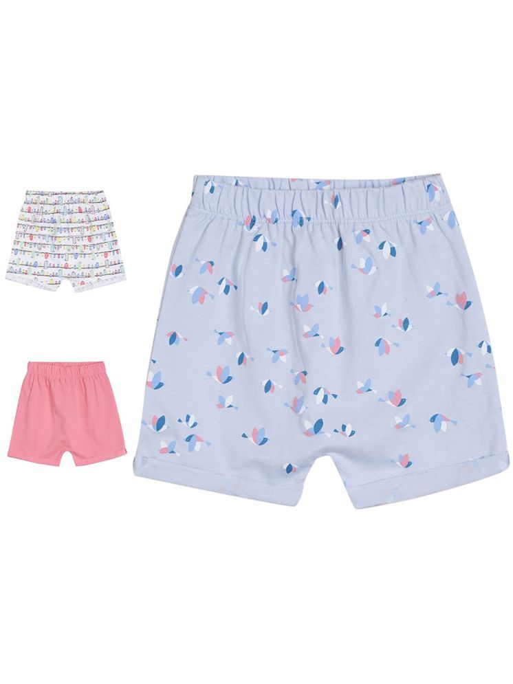     			Miniklub Baby Girls Pack Of 3 Shorts (Multi)