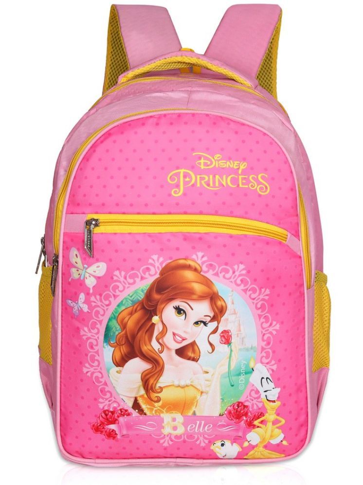     			Priority Pink Polyester Backpack For Kids