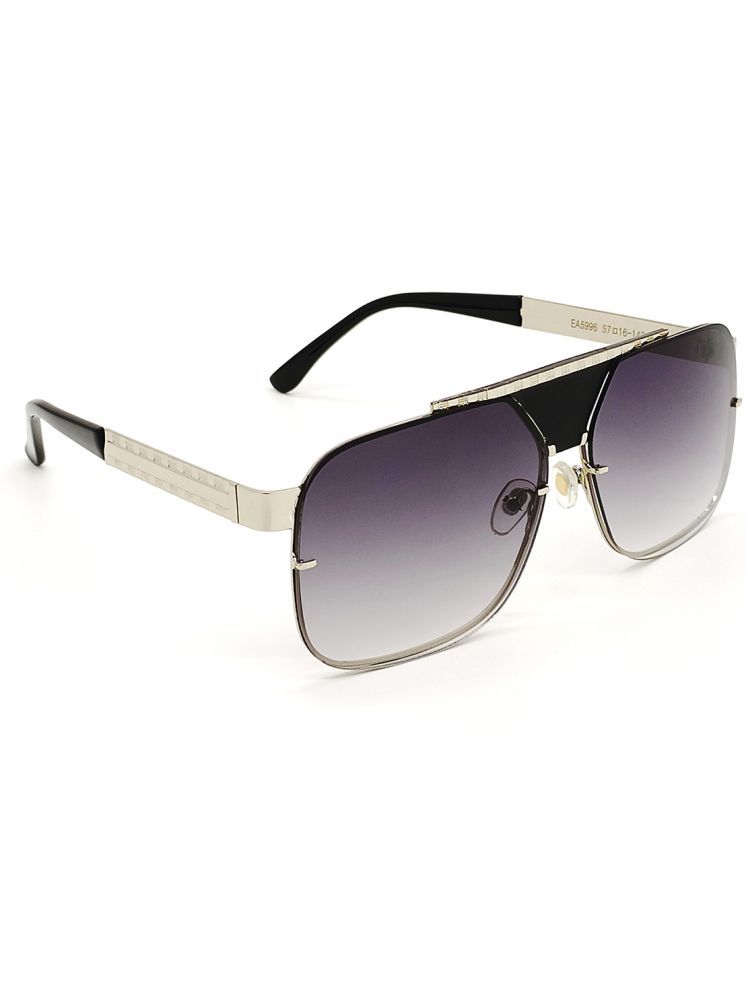     			CHORIOTIS Silver Square Sunglasses ( Pack of 1 )