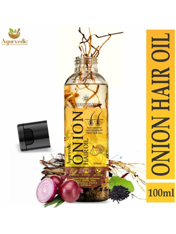     			KAYAYURVEDA Anti Hair Fall Onion Oil 100 ml ( Pack of 1 )