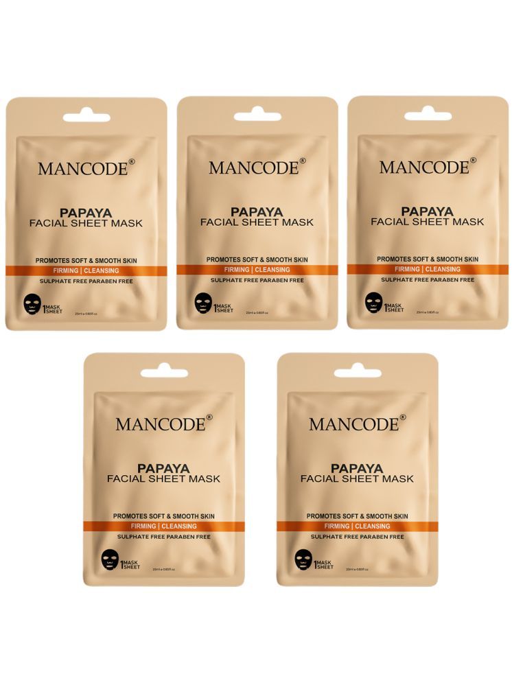     			Mancode - Skin Hydrating Sheet Mask for All Skin Type ( Pack of 5 )