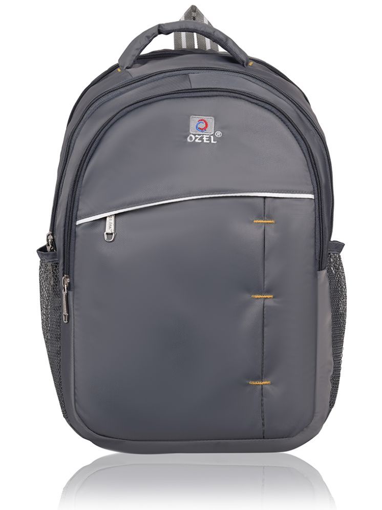     			Ozel Bag Grey Polyester Backpack ( 40 Ltrs )