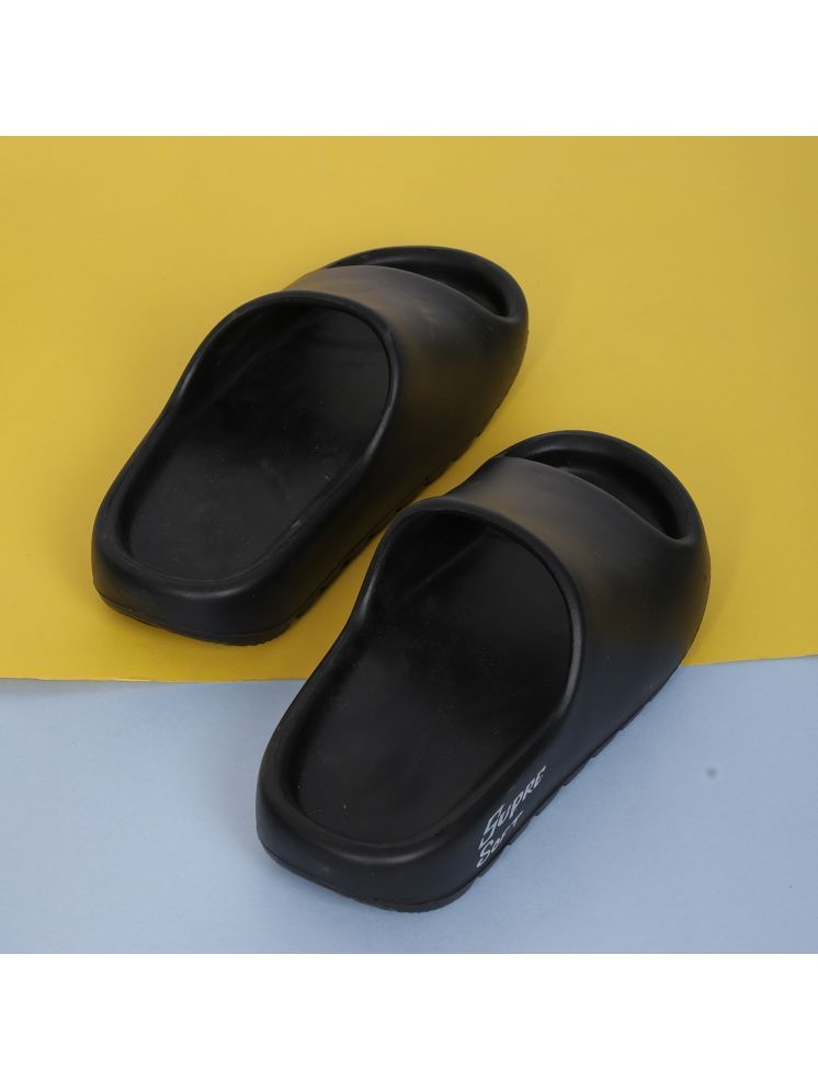     			Style Height Black Men's Slide Flip Flop