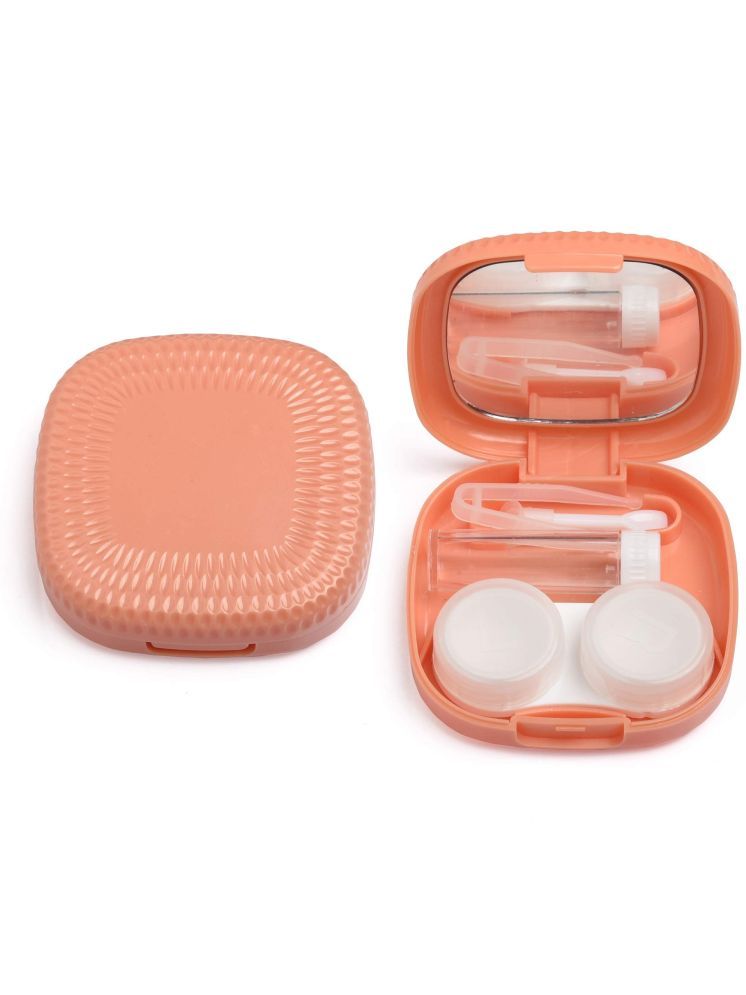     			Vivid Orange Hard Case Contact Lenses