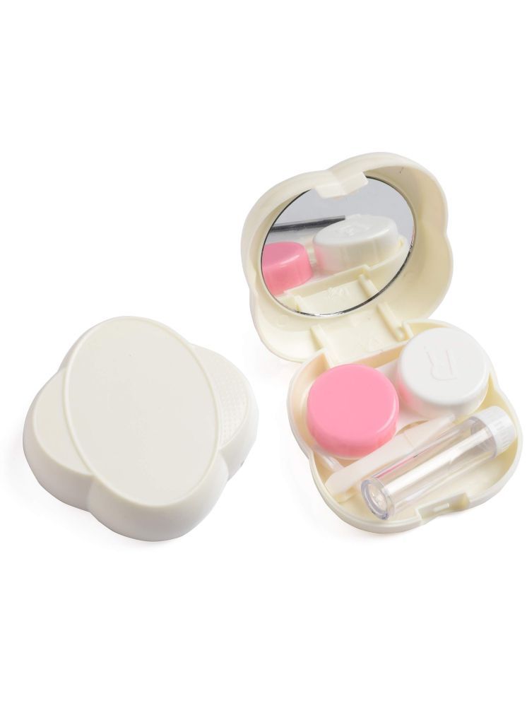     			Vivid White Hard Case Contact Lenses