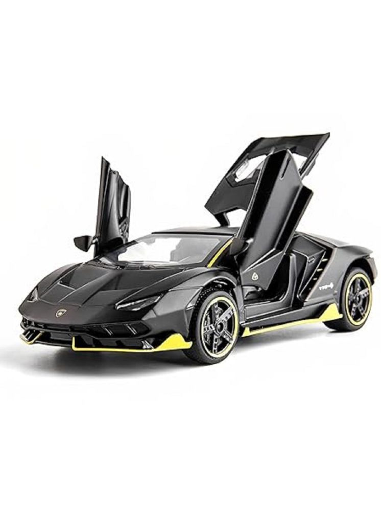     			FEDIFU Lamborghini Die Cast Metal Car Model - Pull Back with Openable Doors, LED Lights, Great for Kids, Boys, Girls - 1:32 Scale