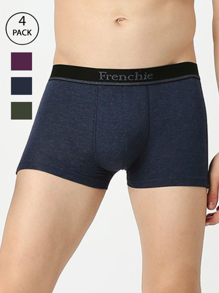     			Frenchie Pack of 4 Cotton Men's Trunks ( Multicolor2 ) Elements Trunks