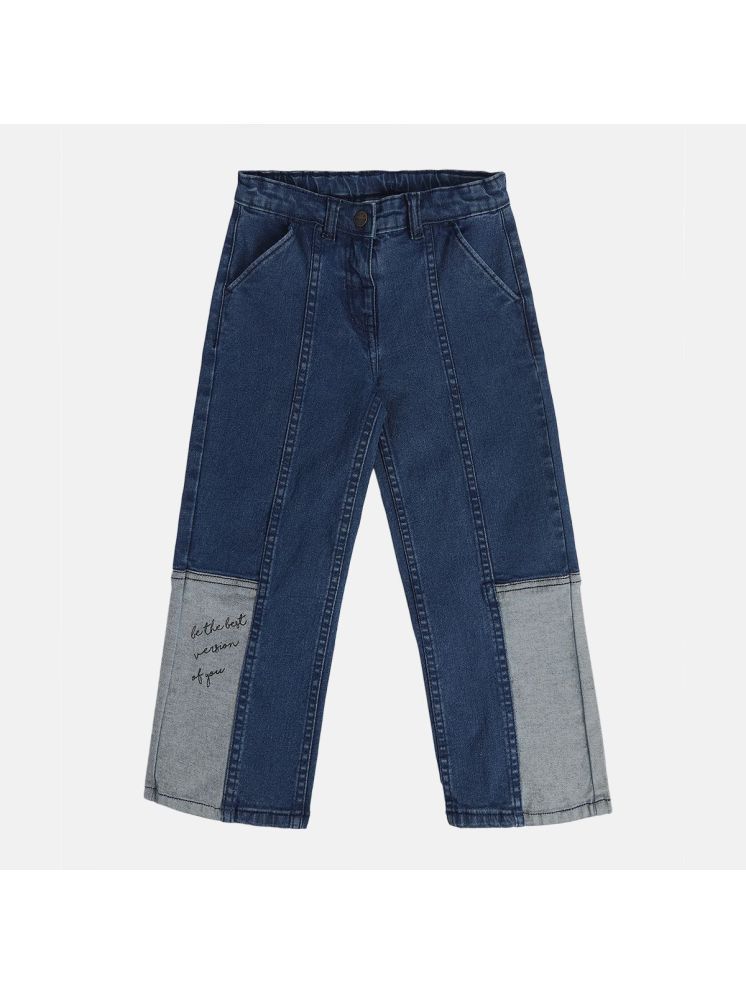     			Miniklub Kids Girls Pack Of 1 Denim Pant (Blue)