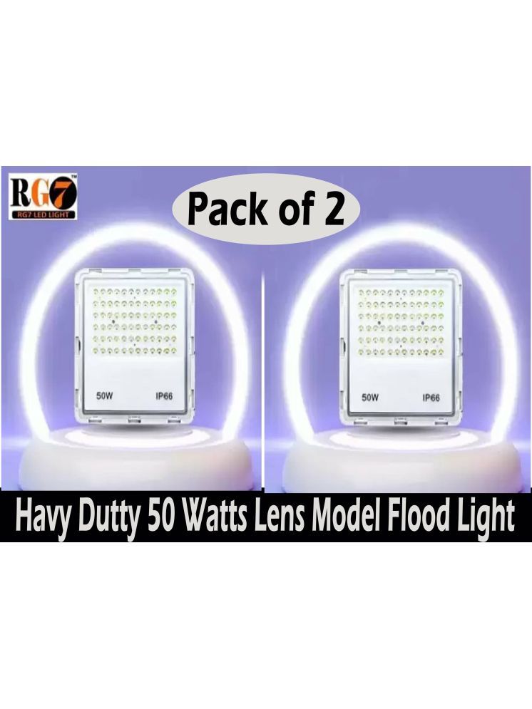     			SPARKWORLD Cool Day Light 50 Watts Flood Light ( Pack of 2 )